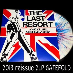 The Last Resort Way Of Life Skinhead Anthems 2013 Reissue Splatter 2-Lp Gatefold